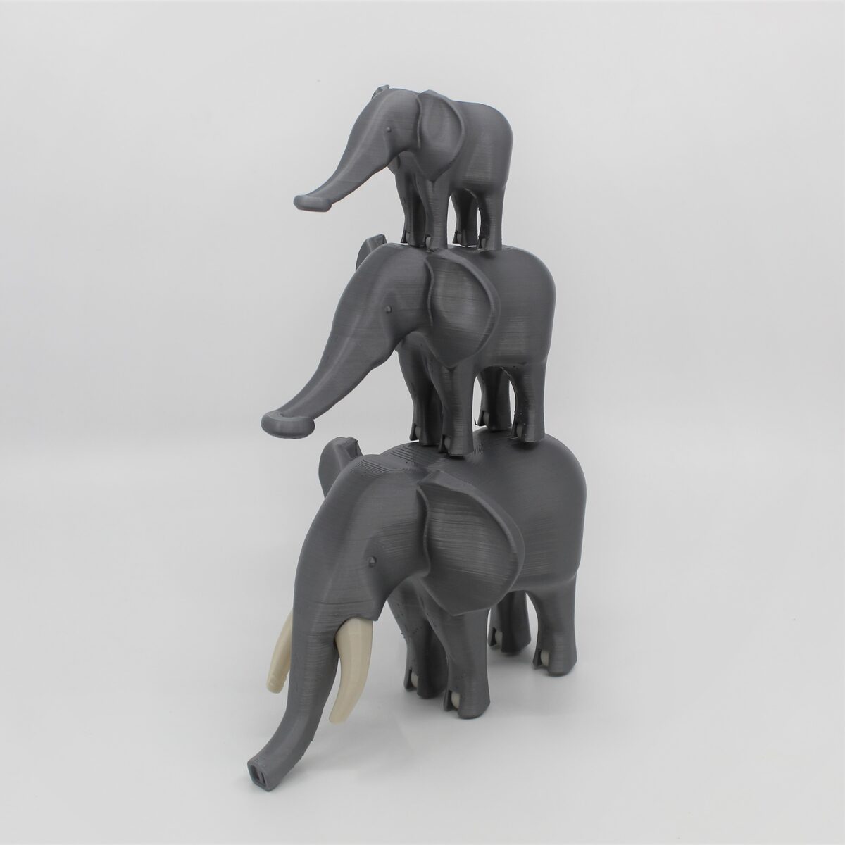 African Elephant Mama & Babies - thumbnail 11